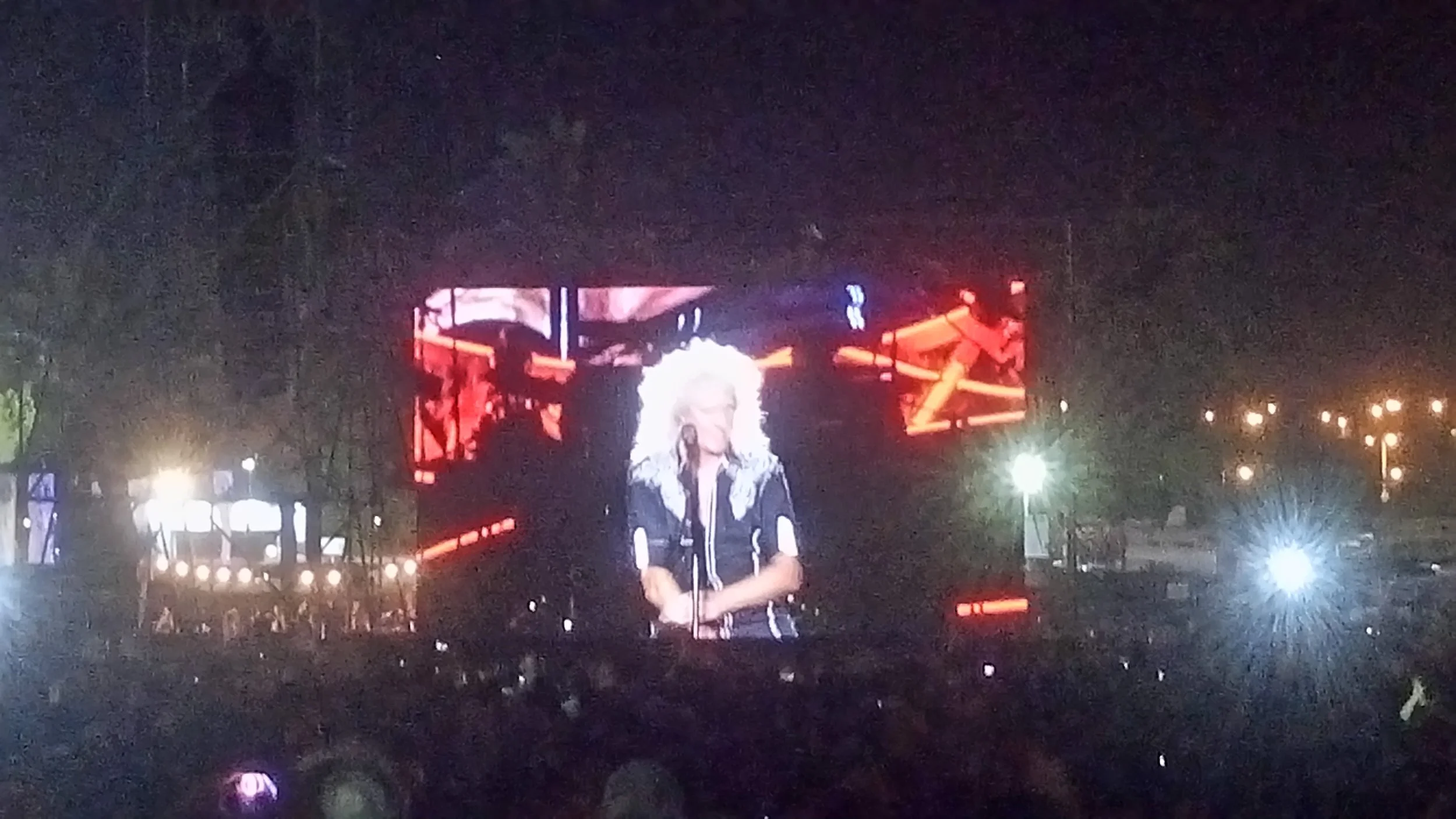 Brian May, guitarist from the band Queen