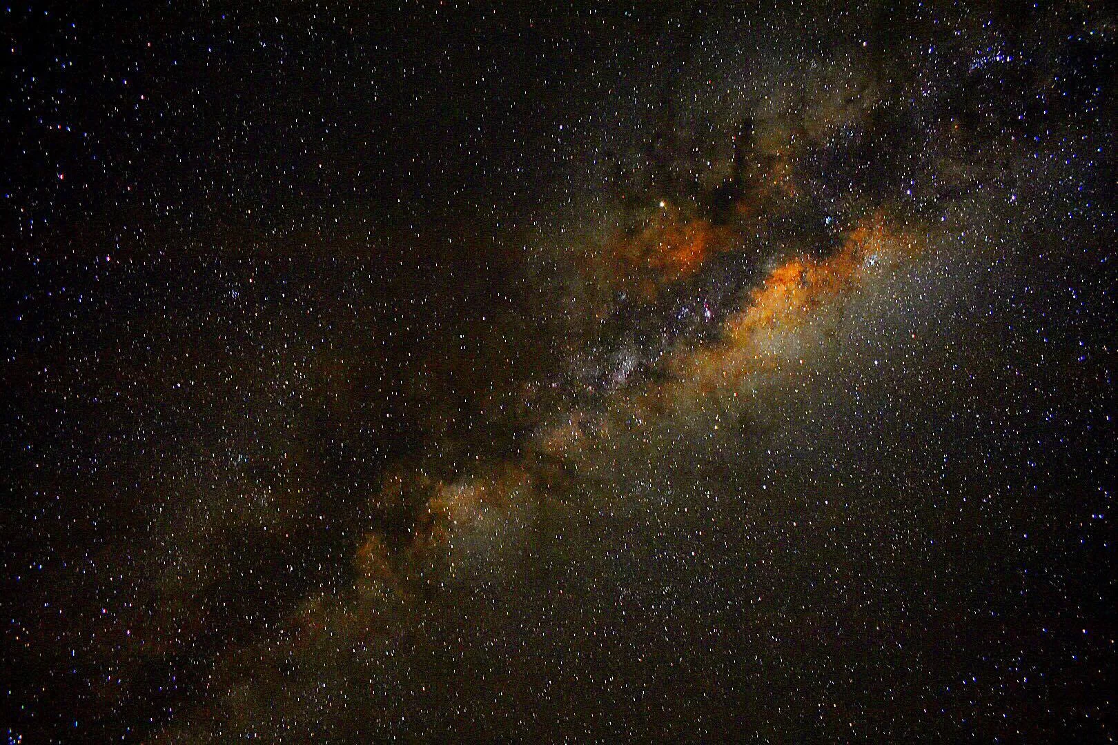 Long exposure of nebula in Northern Chile