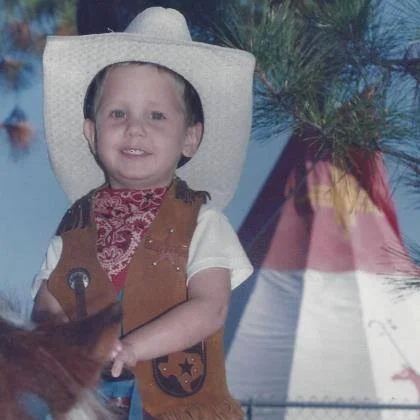 Three-year-old me, Little Ponderosa Daycare