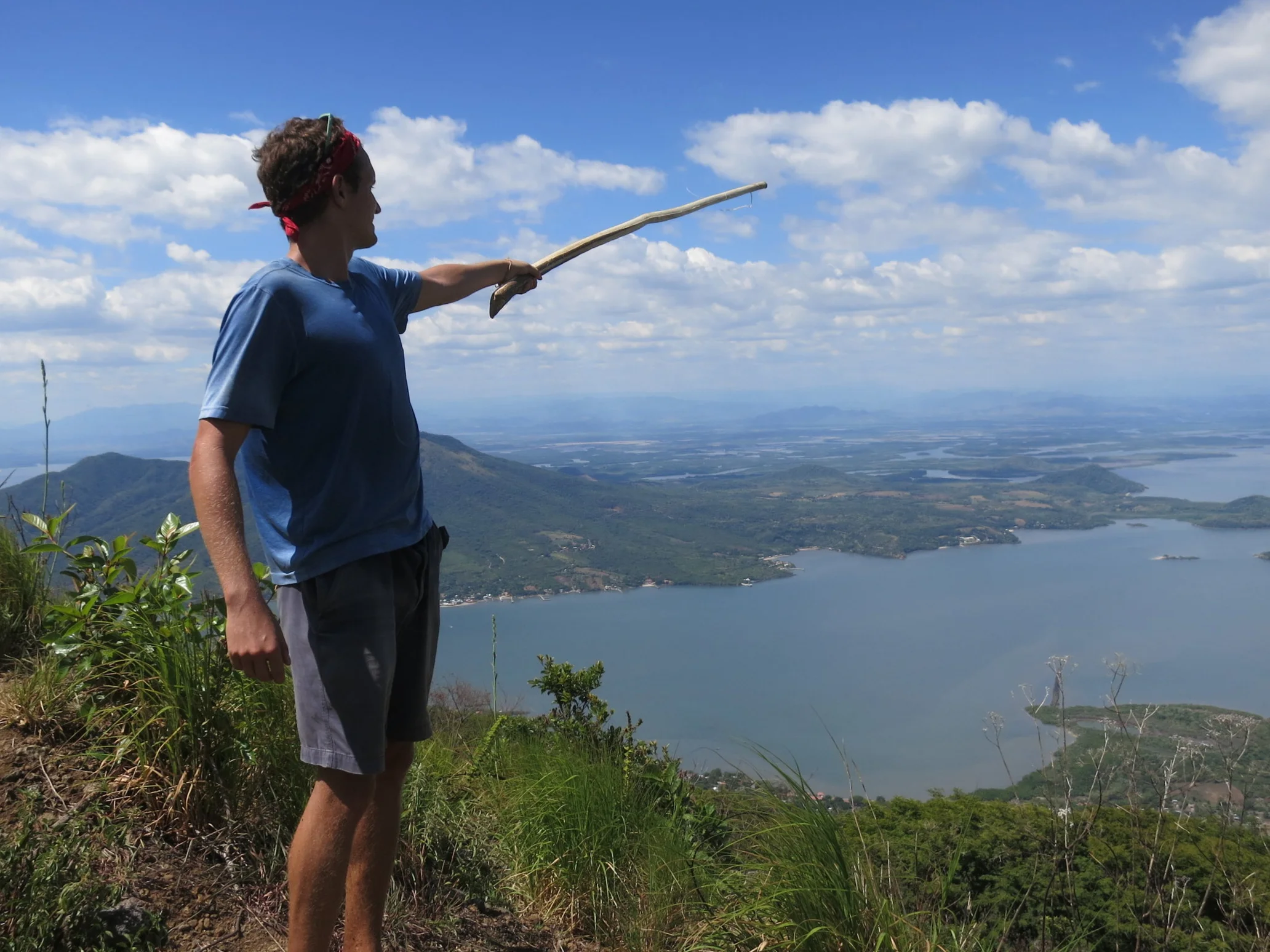Atop Tiger Island, Honduras, on the border with Nicaragua and El Salvador
