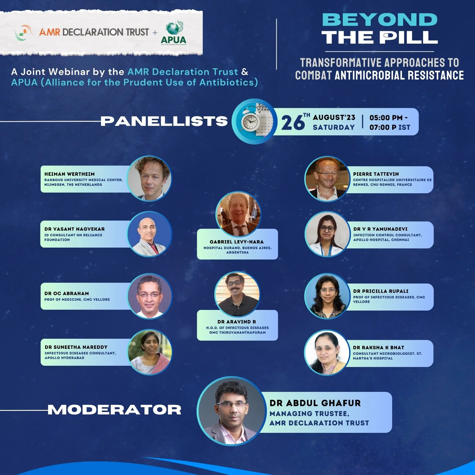 AMR declaration trust and APUA webinar