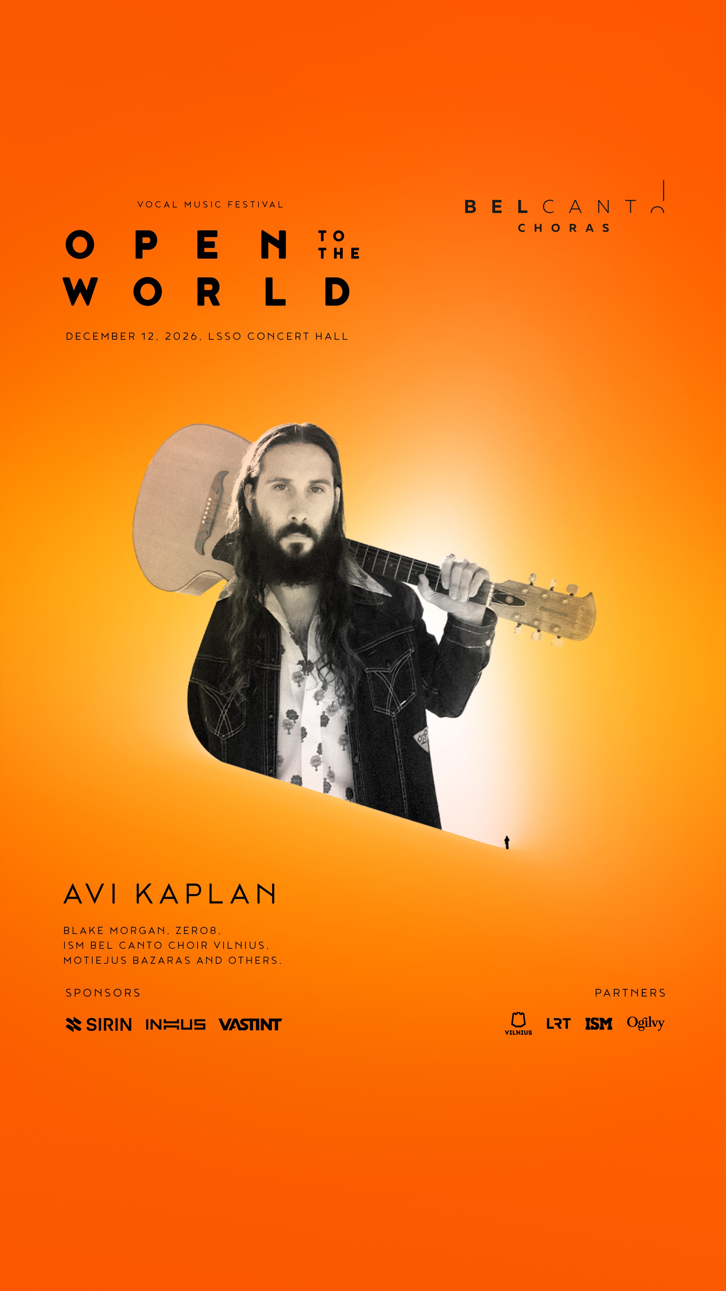Open To The World ’26: Avi Kaplan, Zero8, ISM Bel Canto Choir Vilnius &amp; Friends