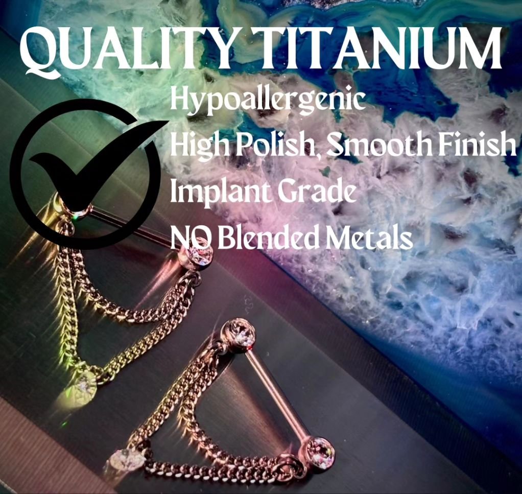 Did you know?
The Titanium we use for fresh &amp; healed piercings is of the highest medical grade (implant grade), certified for medical use and meets the standards of the American Society for Testing and Materials Standard (ASTM) or the Internal St