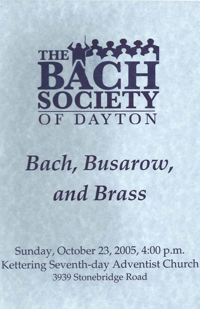 Bach, Busarow, and Brass