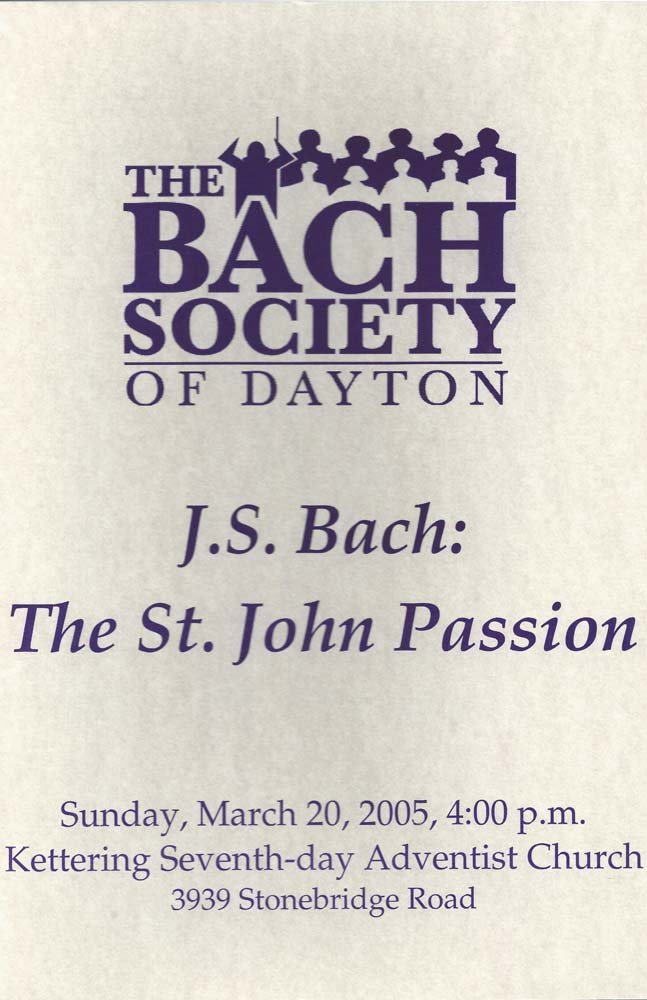 J.S. Bach: The St. John Passion