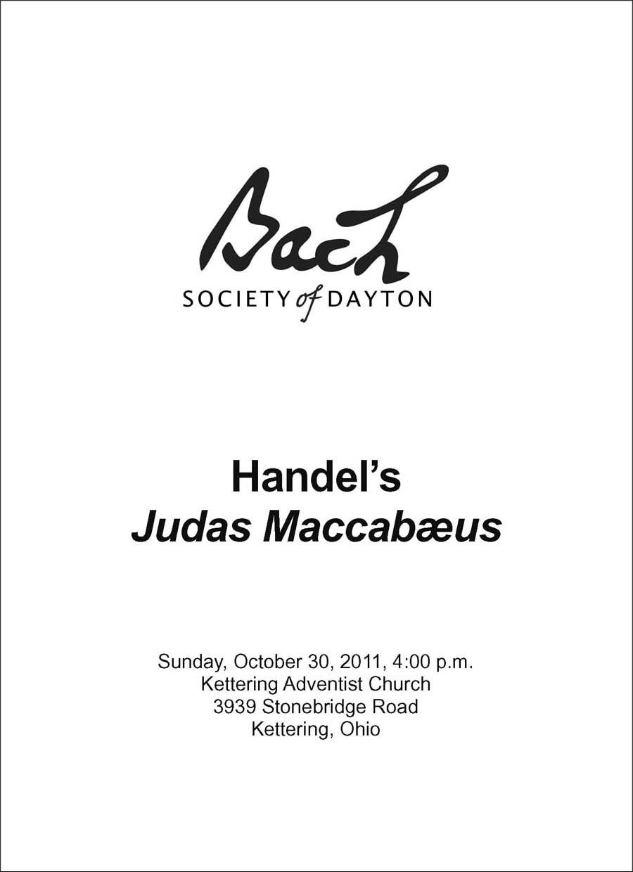 Handel’s Judas Maccabæus