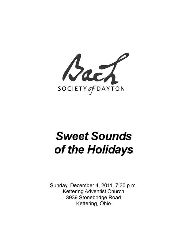 Sweet Sounds of the Holidays 2011