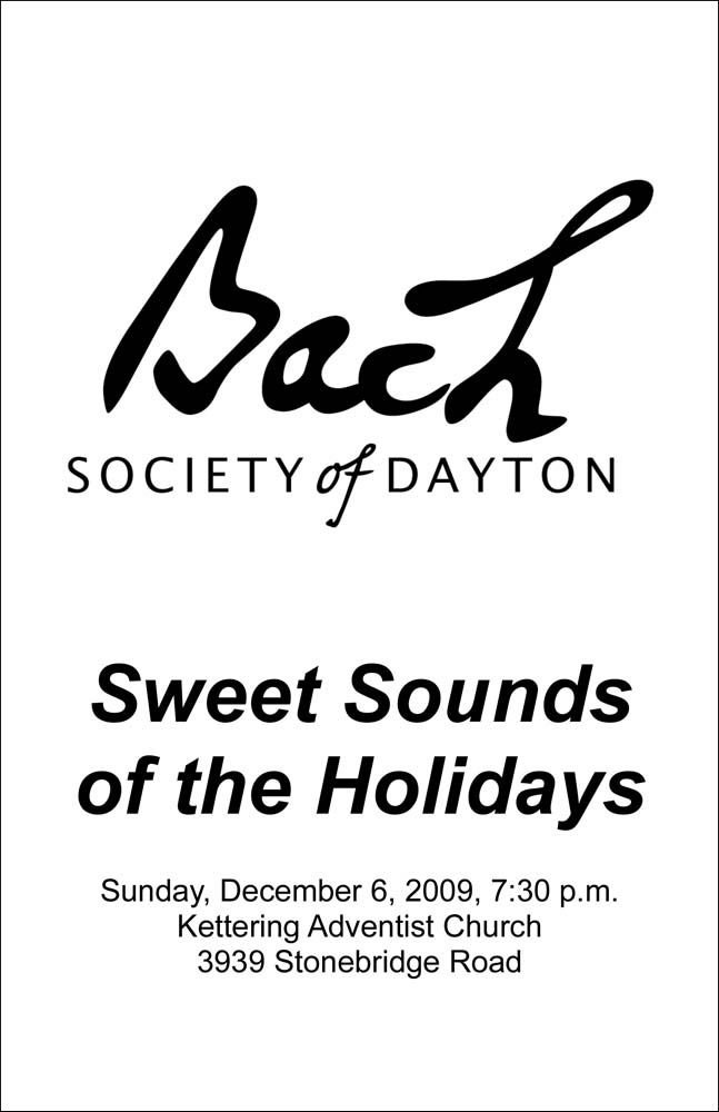 Sweet Sounds of the Holidays 2009