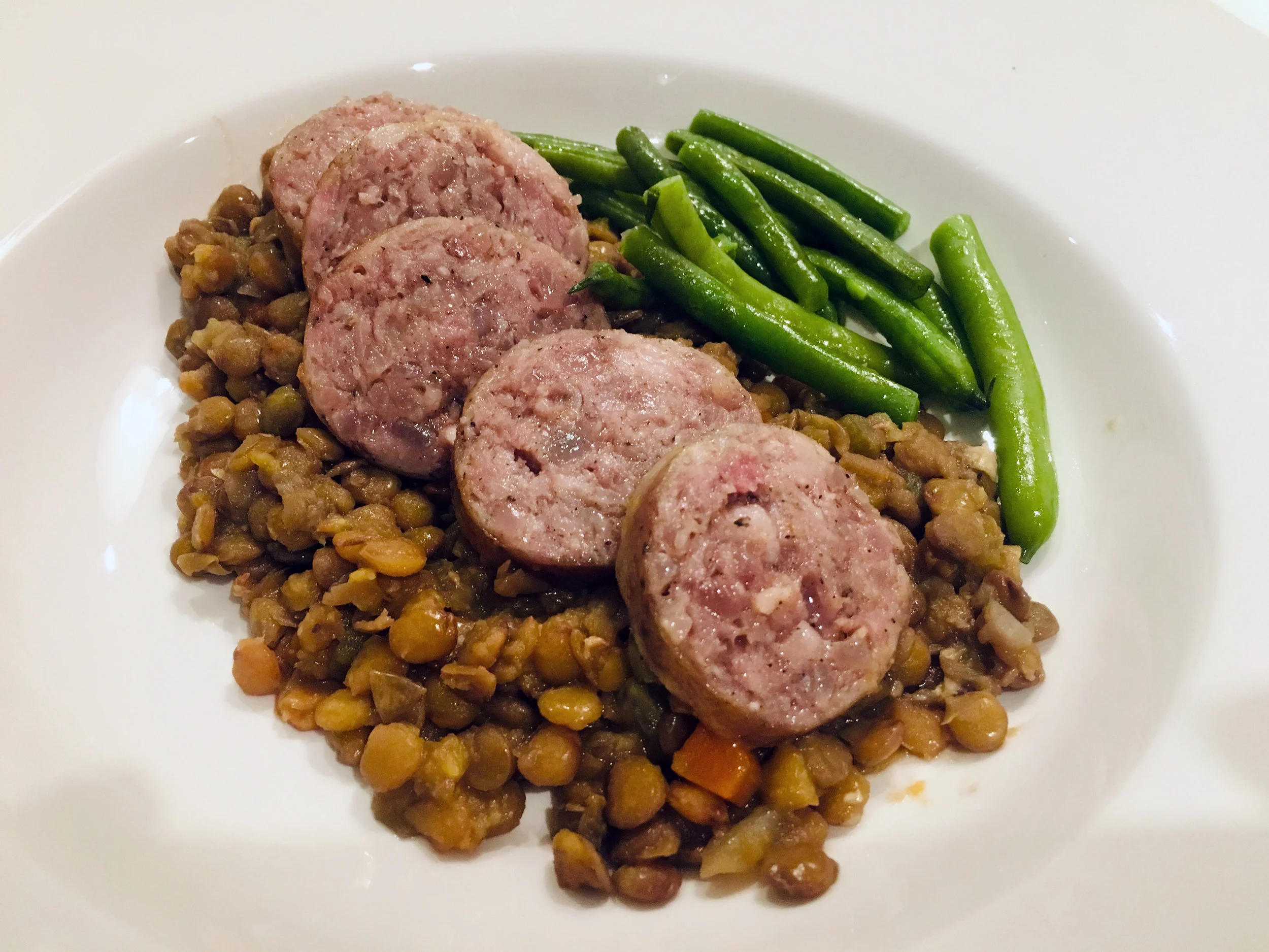 Cotechino con Lenticchie