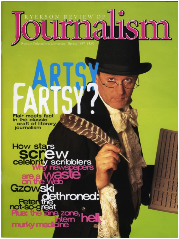 The Ryerson Review of Journalism is Canada's version of the Columbia Journalism Review