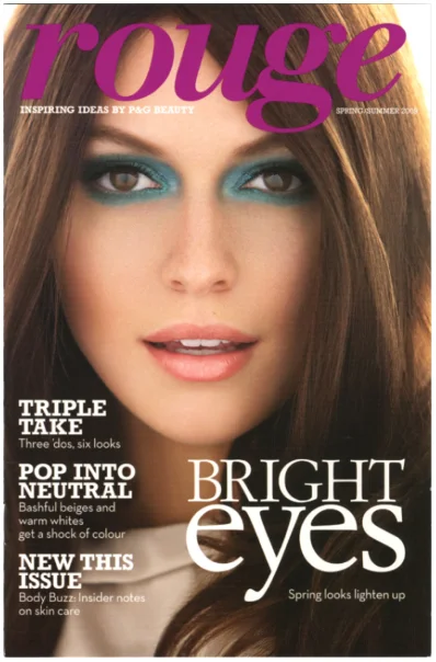Rouge magazine was the print version of beauty program by P&G U.S. and Canada