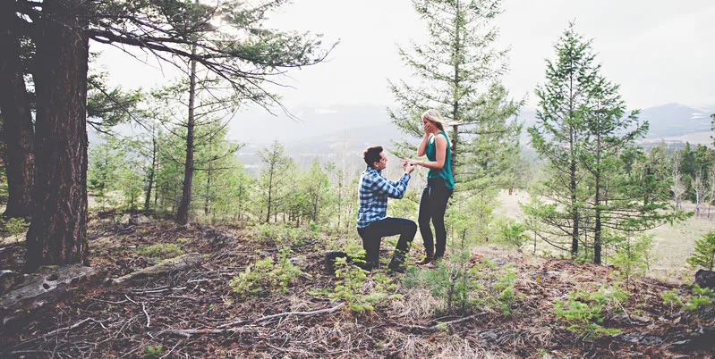 "What? Are you going to propose or something?" 