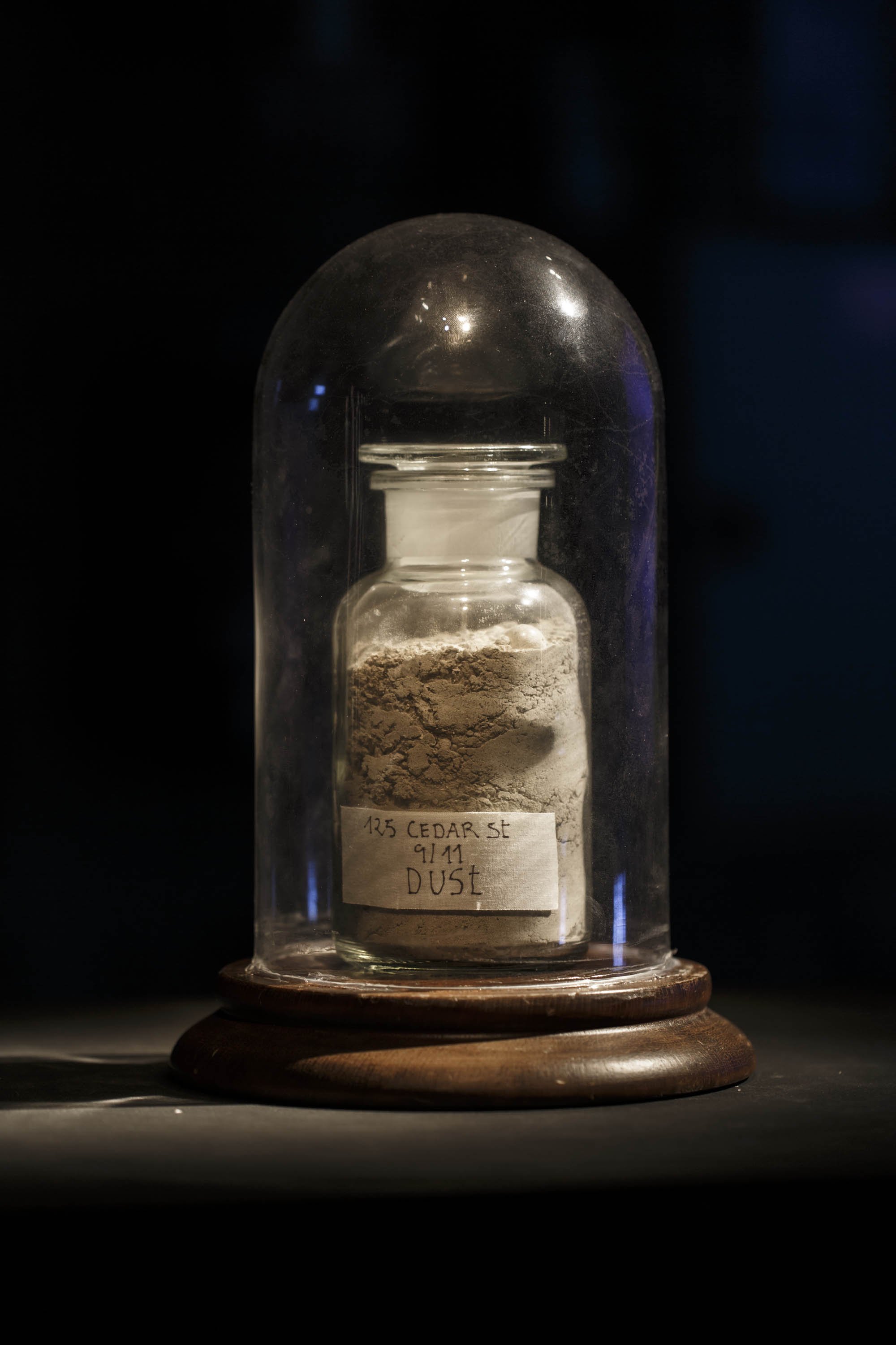  9/11 Dust, Installation View  2019   An Archive of Dust , Naves Matadero, Madrid  Curated by Mateo Feijóo  Photographed by Pablo Gómez-Ogando Rodríguez  