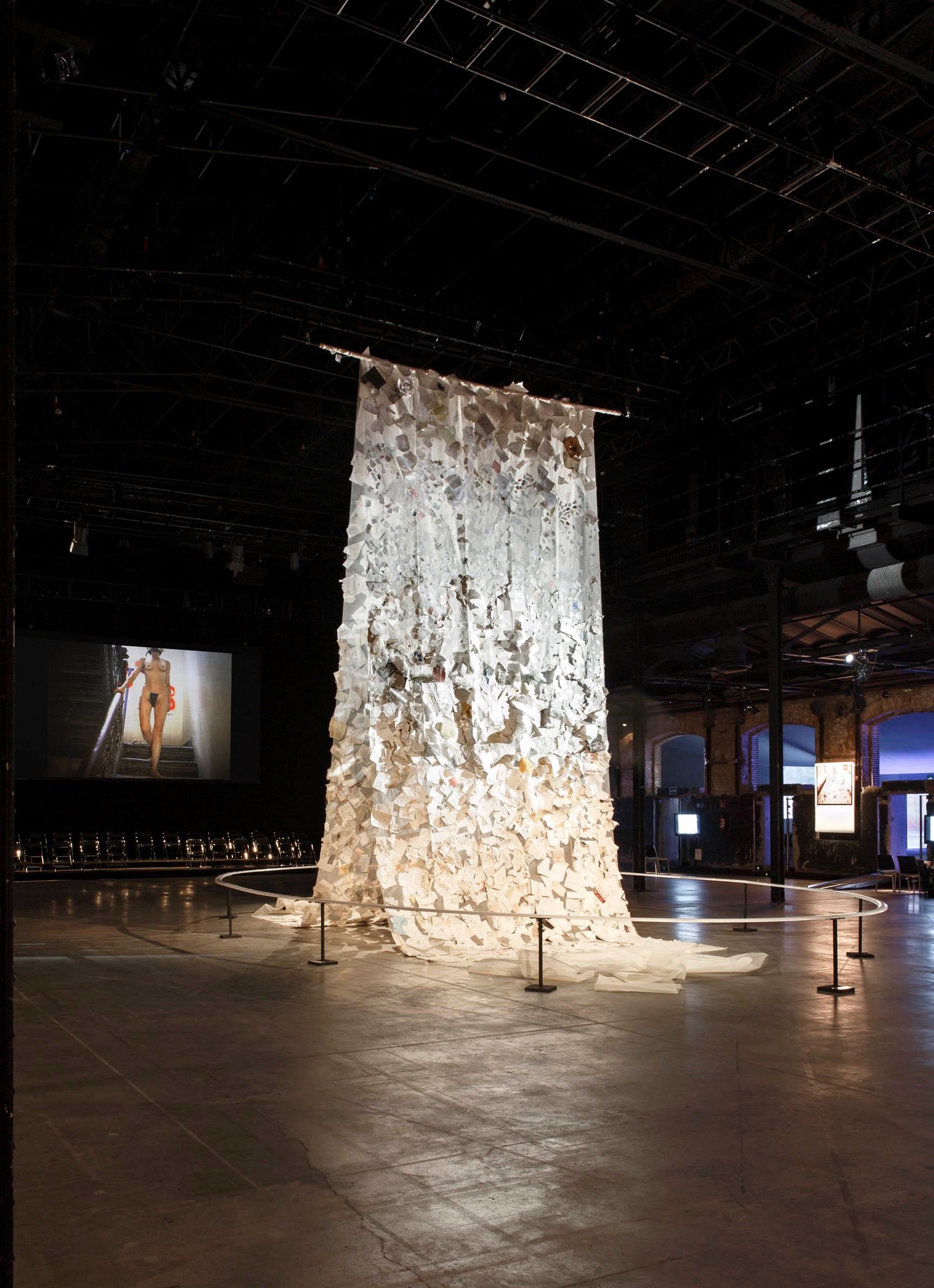   CHANT  and video  Nude Descending a staircase, installation views  at Naves Matadero, Madrid, curated by Mateo Feijoo, 2019 