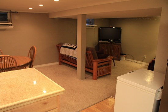 Basement Living Before