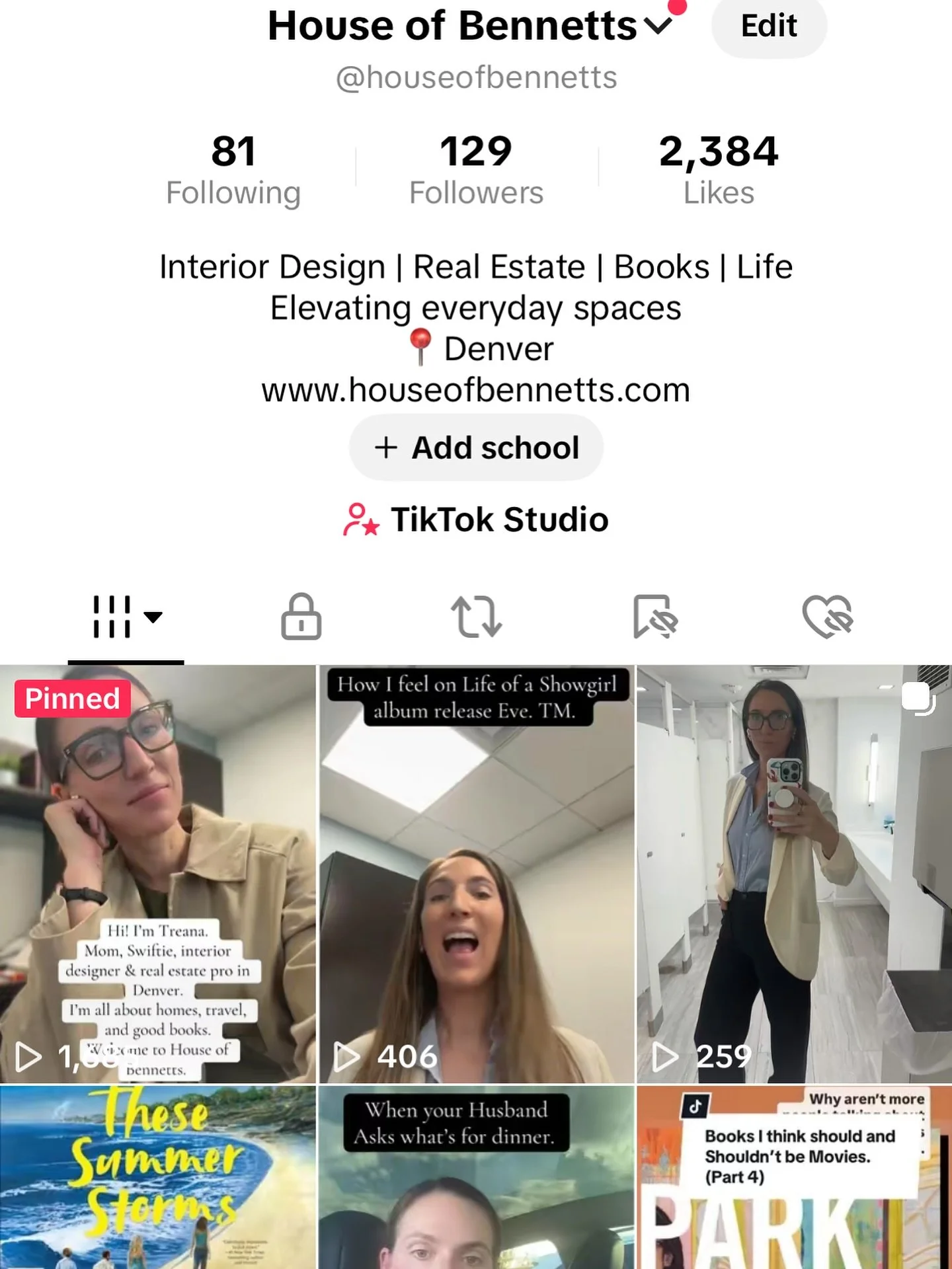 Come join me over on TikTok! @houseofbennetts we have fun. #tiktok #houseofbennetts #girls #interiordesign #books https://www.tiktok.com/@houseofbennetts?_t=ZT-90CBwwqkfBl&amp;_r=1