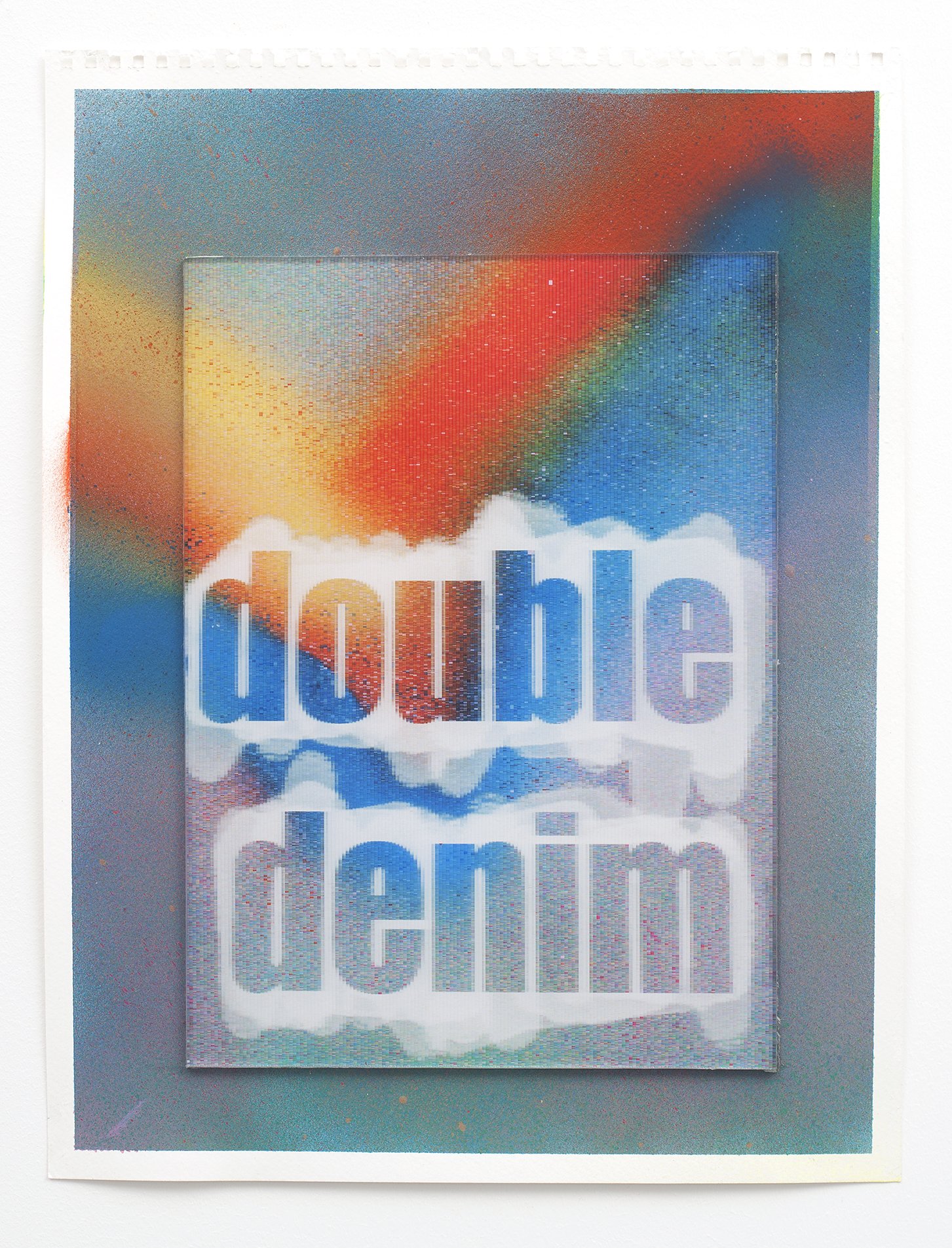 Double Denim (portrait of Richard Hamilton)