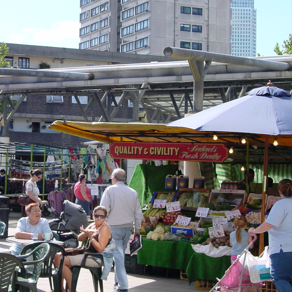  S mall businesse can activate tower grounds places for people to gather.   London, England 