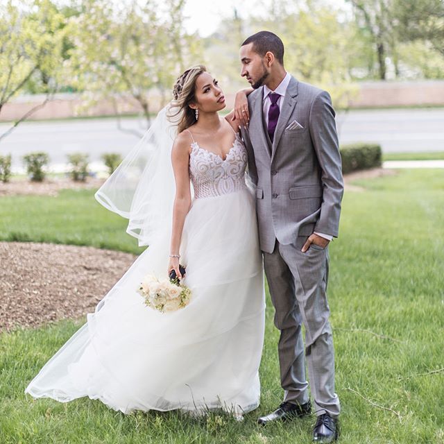 Is this real life? 😍 @saaammage you looked so angelic in @blushbyhayleypaige on your wedding day and we can&rsquo;t stop looking at photos! Congratulations ✨💕