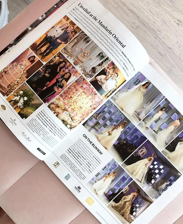 Have you seen the latest issue of @washbridegroom? There are some very pretty gowns on page 17 🤗 All of them are from when we hosted the runway for #Unveiled2018! Such an amazing experience, thank you @washingtonianmag ✨💕