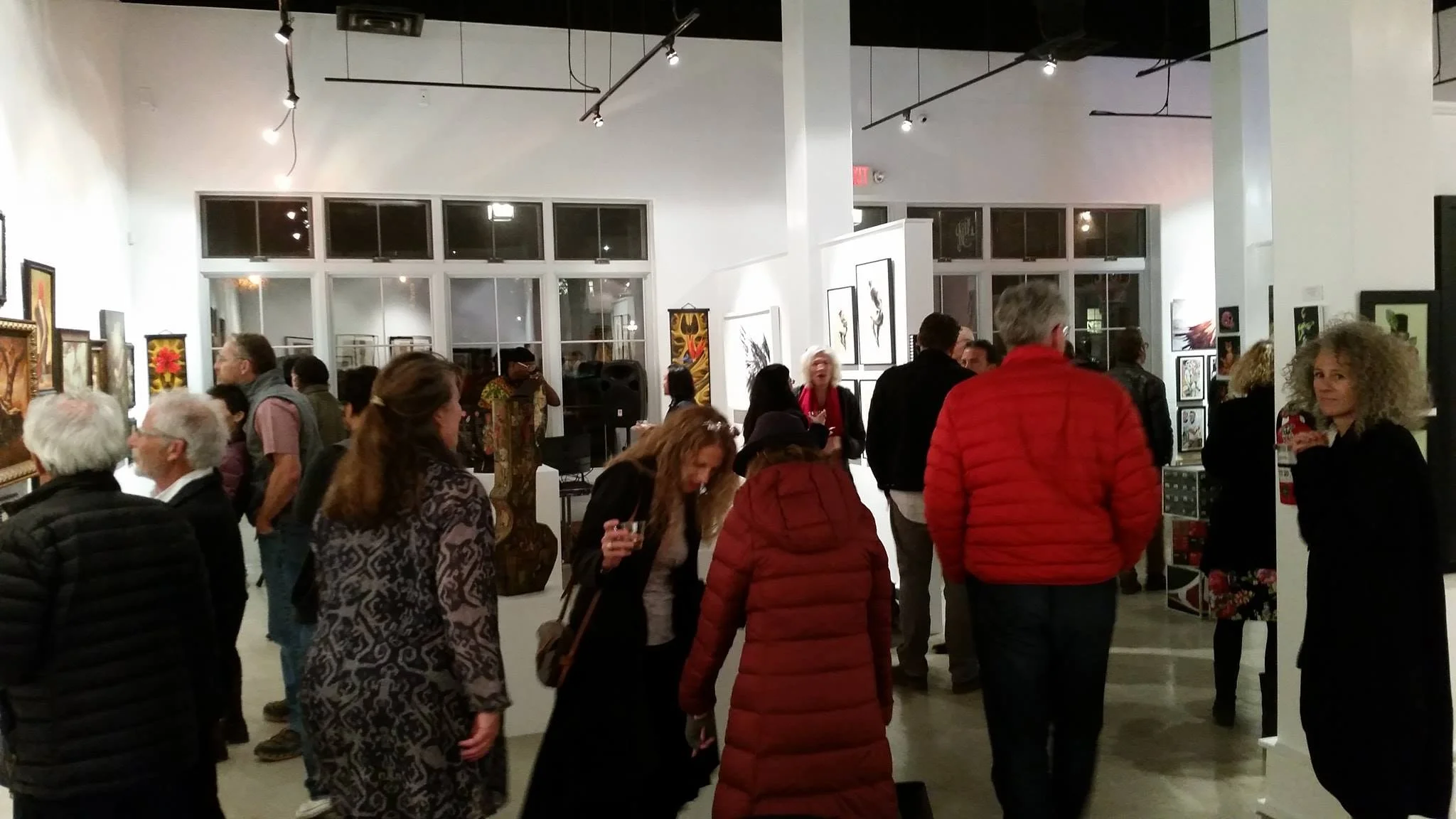 the show was totally packed for nearly the entire night