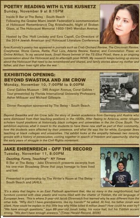 Public Programs Flier, JAHLIT