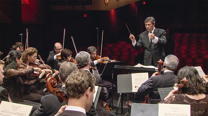The All-Star Orchestra partnered with the Khan Academy to create free educational material on music basics, the instruments in an orchestra, and analysis of masterworks. (All-star Orchestra)