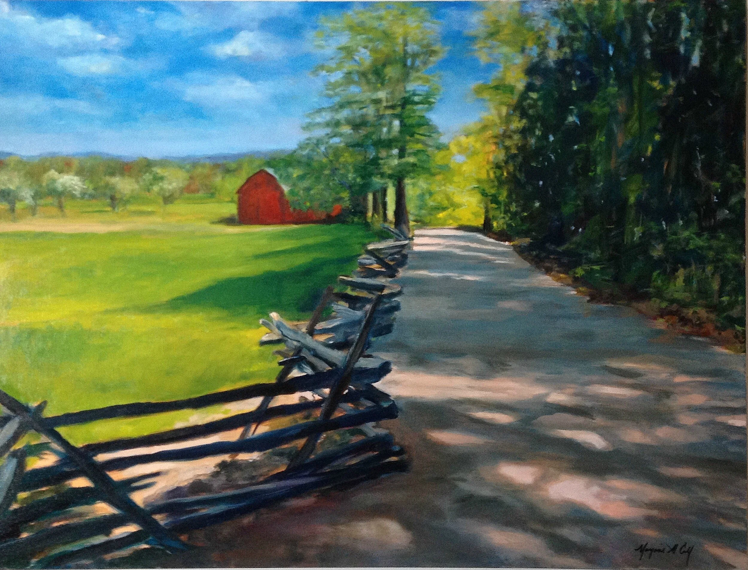 Road to Red Barn Sturbridge