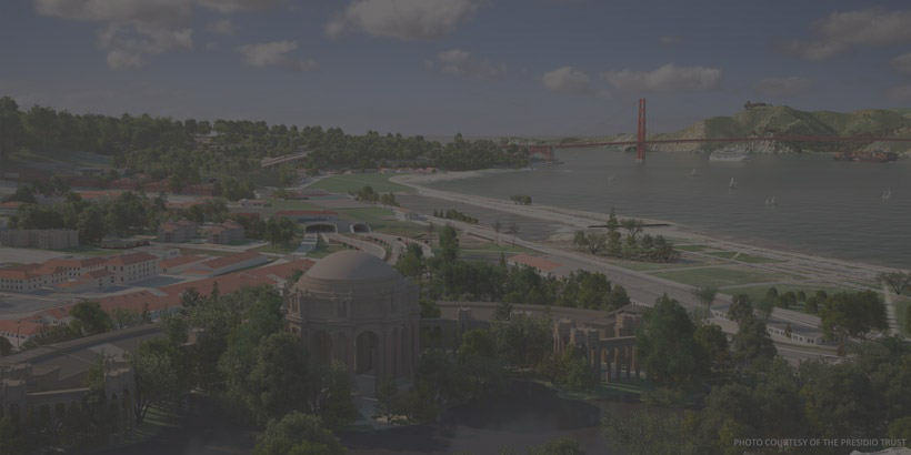  San Francisco's 1 .5 mile highway known as Doyle Drive, originally built in 1936 has since been re-envisioned as the Presidio Parkway. Scheduled for completion in 2020 the project will be delivered through a unique public-private partnership; the fi