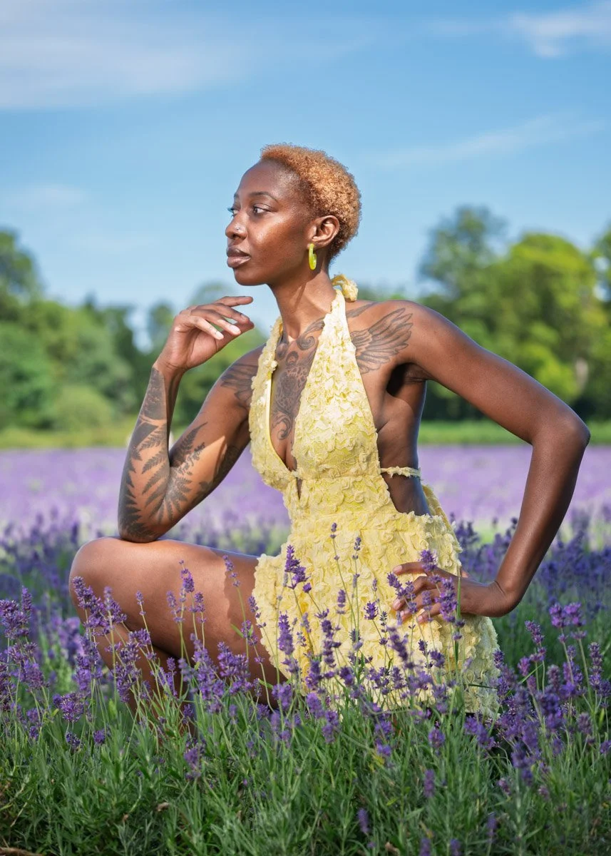 Three Models and a Lavender Farm