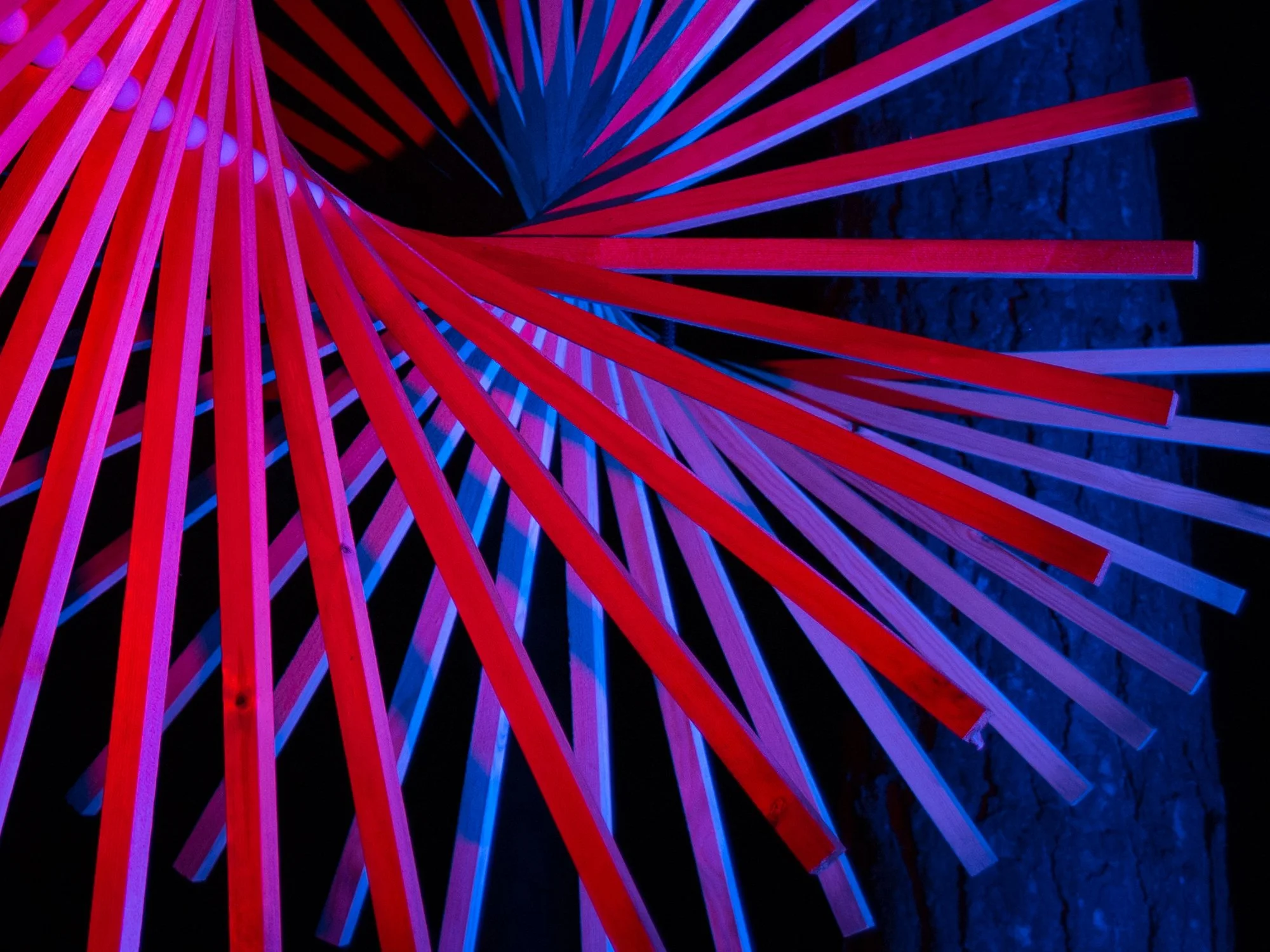 Colourful festival sculpture London
