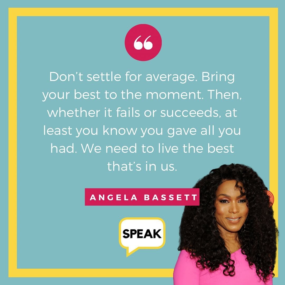 Here's a quote by the incredible @im.angelabassett to help you feel inspired  this Tuesday ⭐️
.
.
.
#actress #qoutesoftheday #inpiration #womeninpowerment #powerfulwomen #vocal_empowerment #ladies