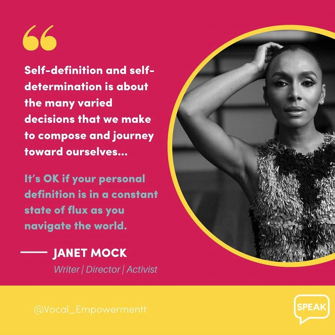 Some wise words from the powerful @janetmock to get you through this Tuesday 💕
.
.
.
#qoutable #qoutesoftheday #powerfulwomen #identity #tuesdayvibes #tuesdaymotivation
