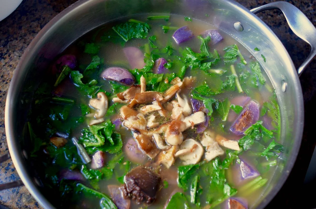 Shiitake and Diakon Miso Soup