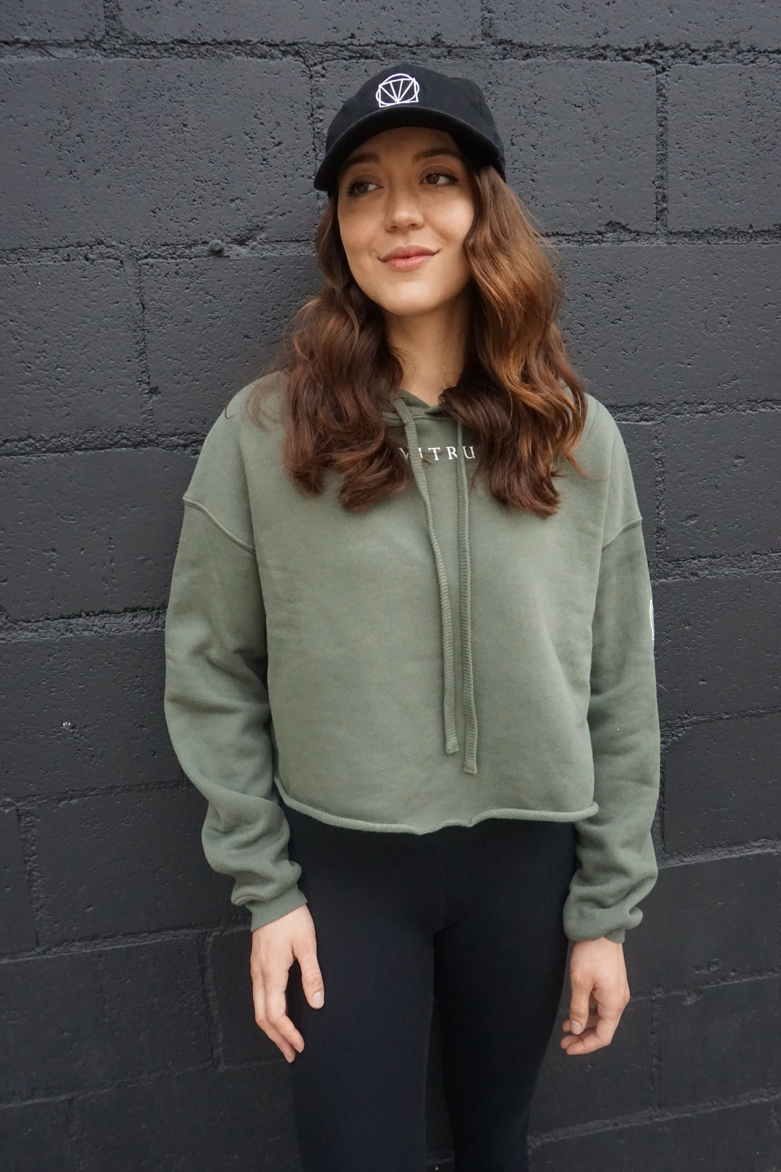 crop top hoodie women's