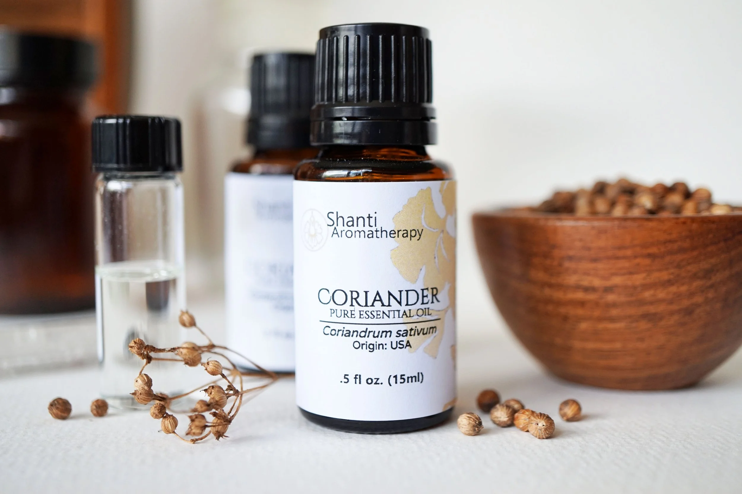 Coriander Essential Oil — Shanti Aromatherapy