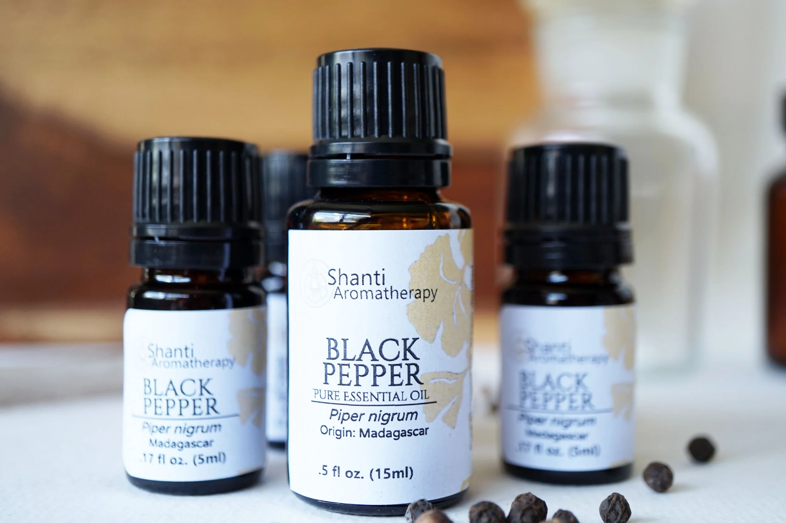 Black Pepper Essential Oil — Shanti Aromatherapy