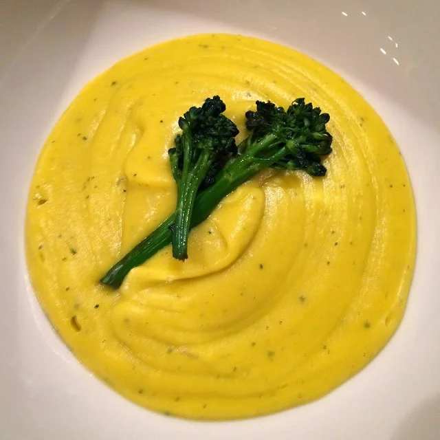 Vegan Cream of Delicata Squash Soup