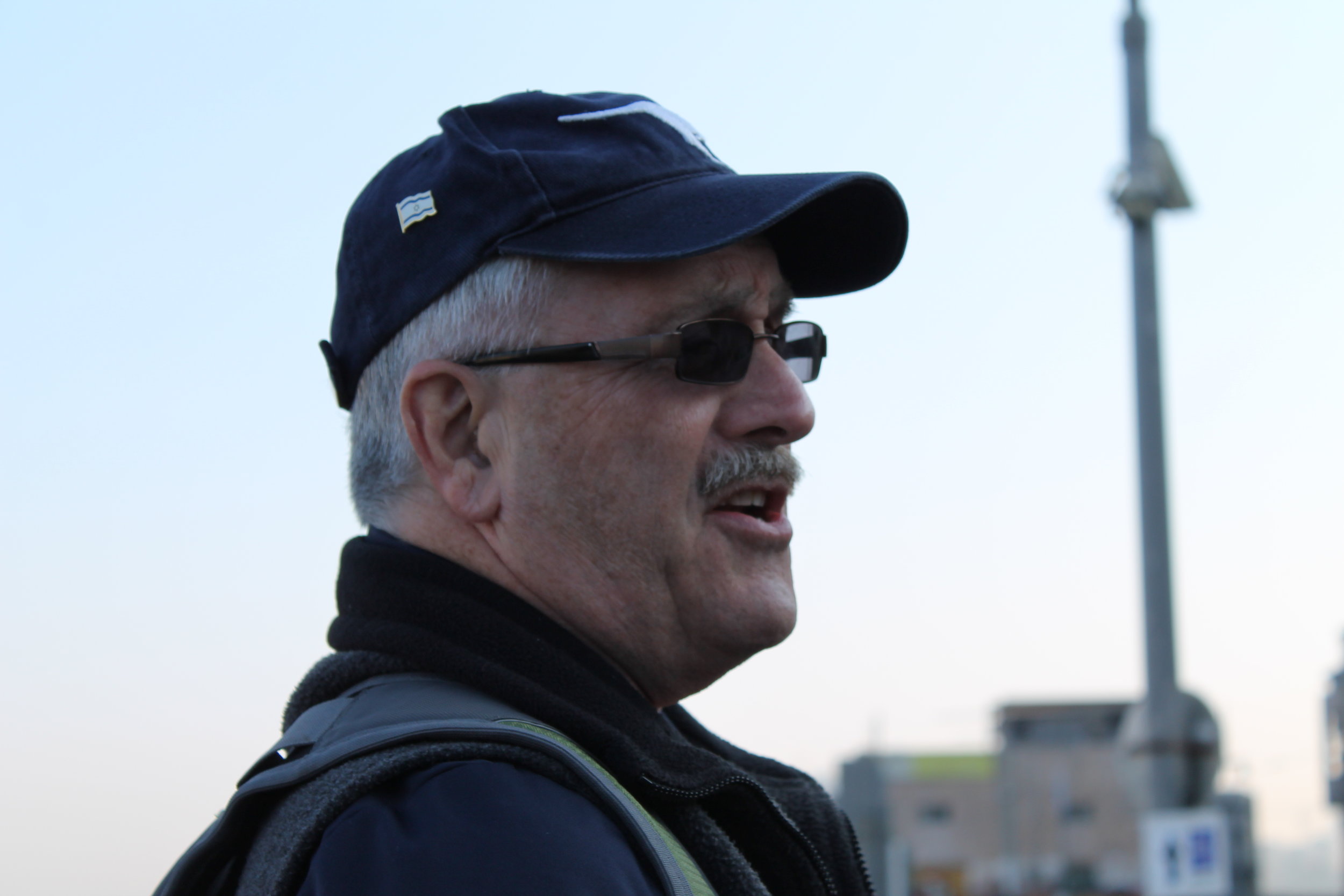 Ken teaching in Jaffa.