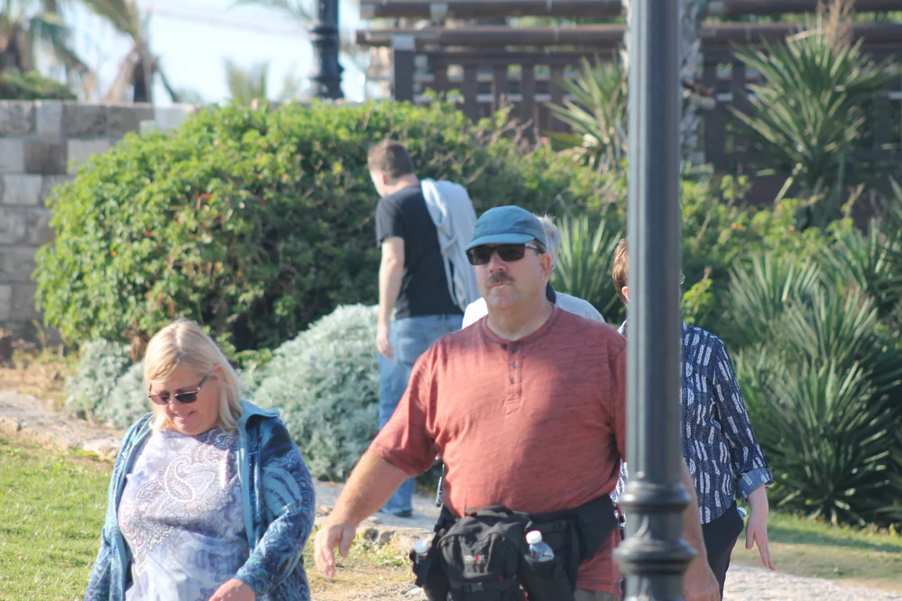 Tom and Debbie in Jaffa.