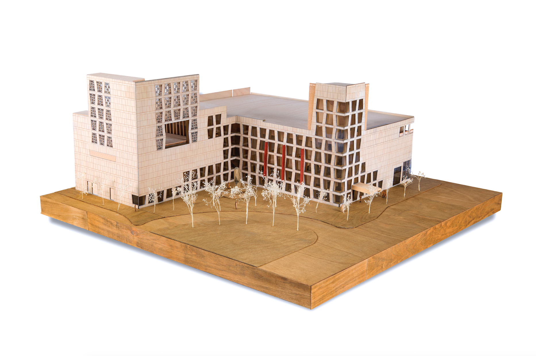 Architectural model of the Africa Center