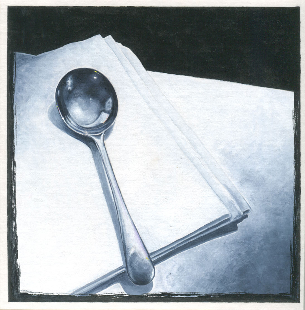 PRINT; SOUP SPOON