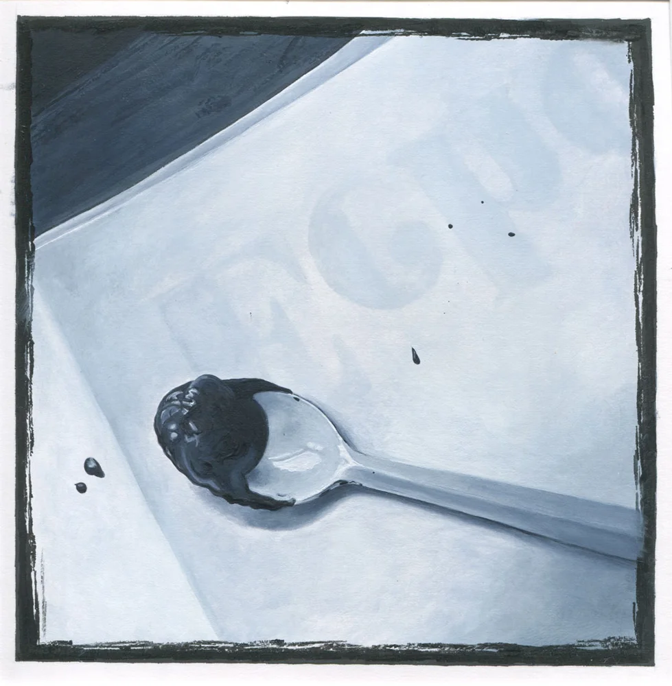 PRINT; SCHOOL SPOON