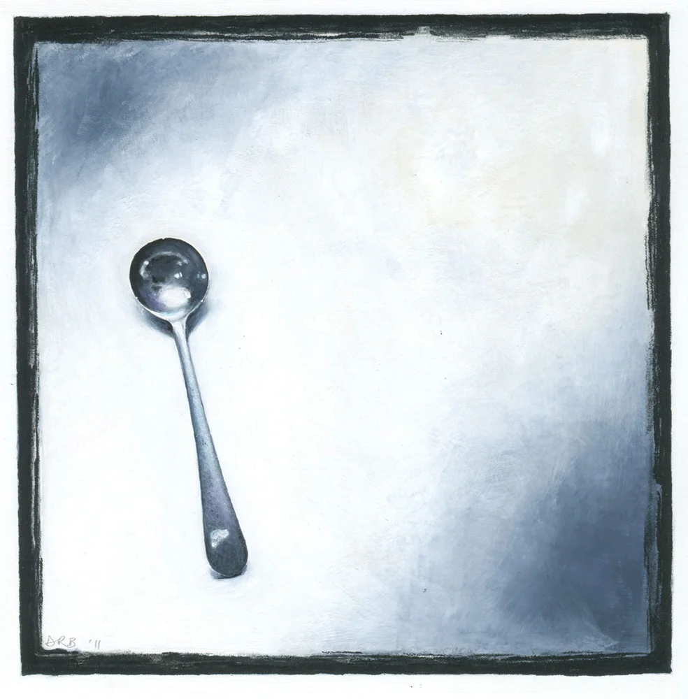 PRINT; MUSTARD SPOON