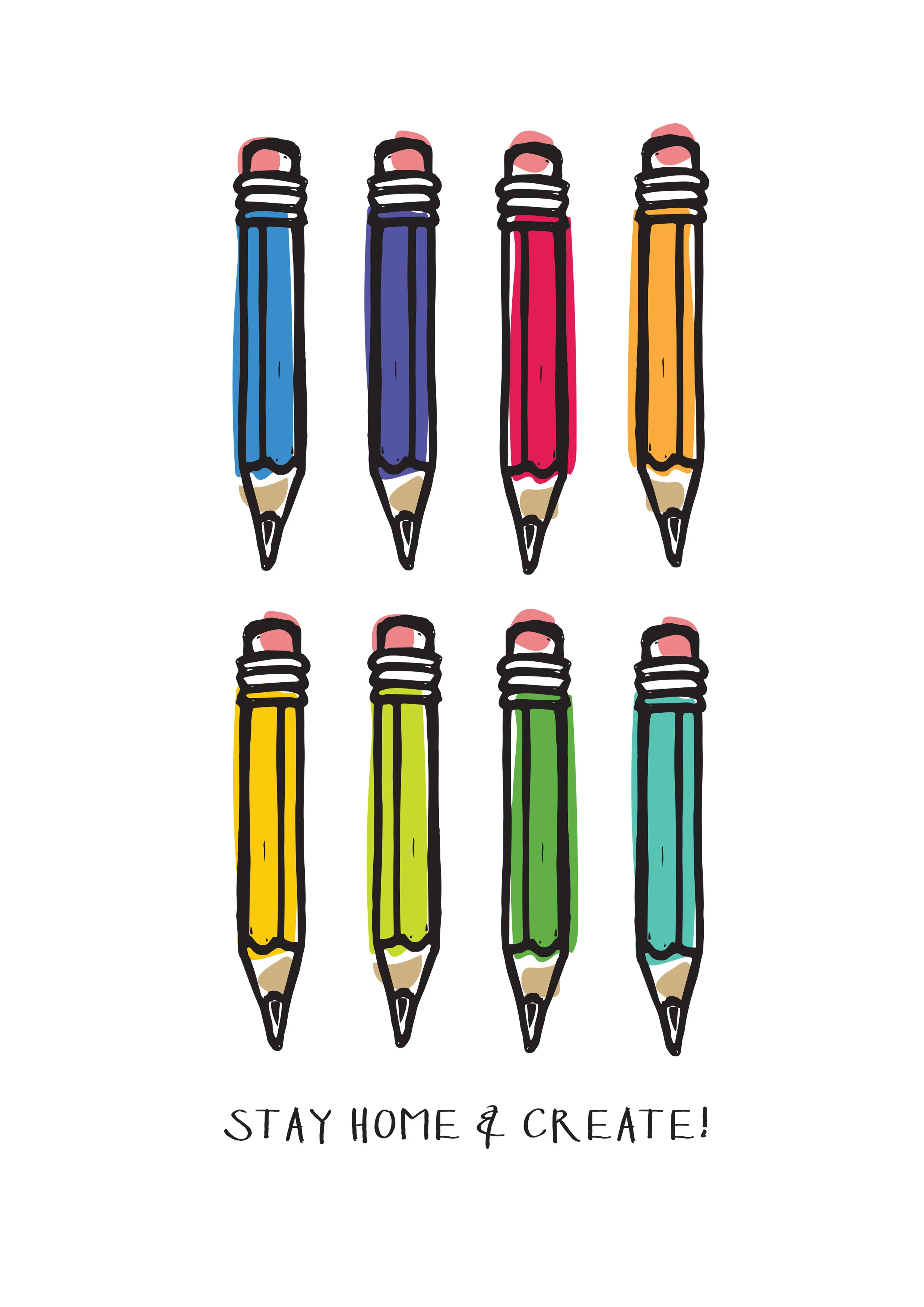 FREE DIGITAL DOWNLOAD; STAY HOME AND CREATE!