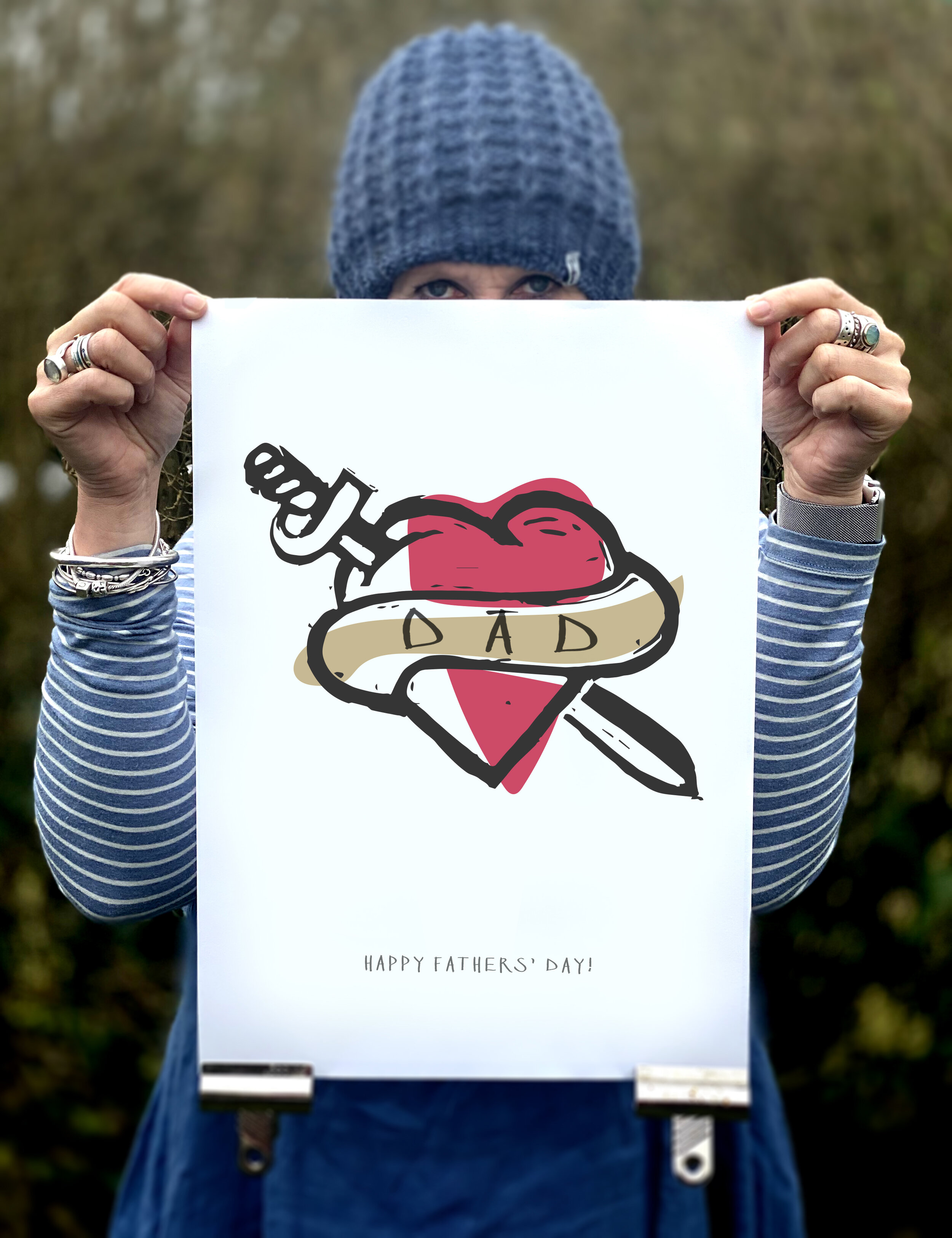 DIGITAL DOWNLOAD; TATTOO HEART PRINT