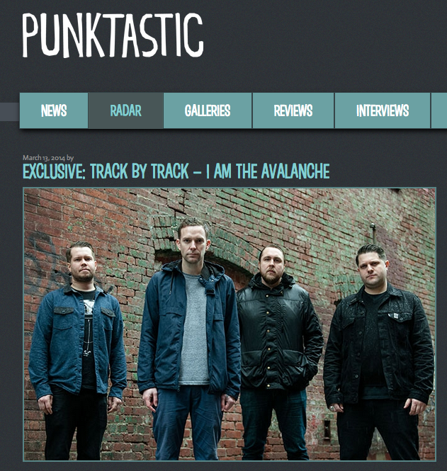 Vin put together a track by track of I Am the Avalanche’s new record Wolverines for Punktastic. Check it out , and then listen to the album on Billboard .
Wolverines out this Tuesday March 18th! Pre-order on iTunes for $7.99 and get an instant download of “The Shape I’m In” and “Two Runaways”