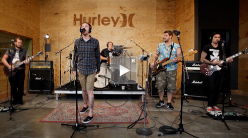 I Am The Avalanche stopped by the Hurley studios when they were out west and filmed their performance of “Brooklyn Dodgers”. Watch it here !