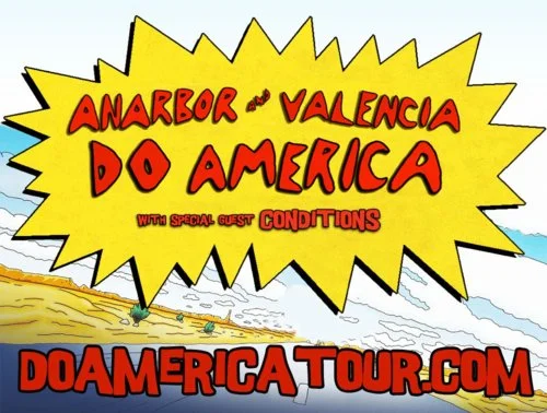 Need to beat the summer heat? Well, we can’t help you there. What we can do is announce an awesome summer tour! Valencia will be hitting the road for a co-headline tour with Anarbor. Check the dates and bring your squeeze-breeze, we’ll see you out there!