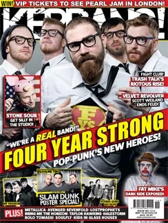 We can be your hero baby, we can—ok. I’m going to stop singing Enrique and take this time to announce that Four Year Strong is on the cover of this week’s Kerrang! Be sure to grab your copy to read about the new heroes of pop-punk!